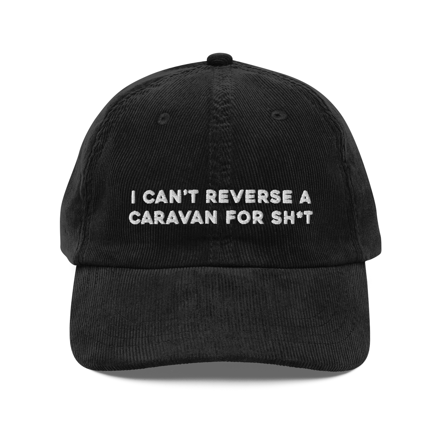 "Can't Reverse" Corduroy Cap
