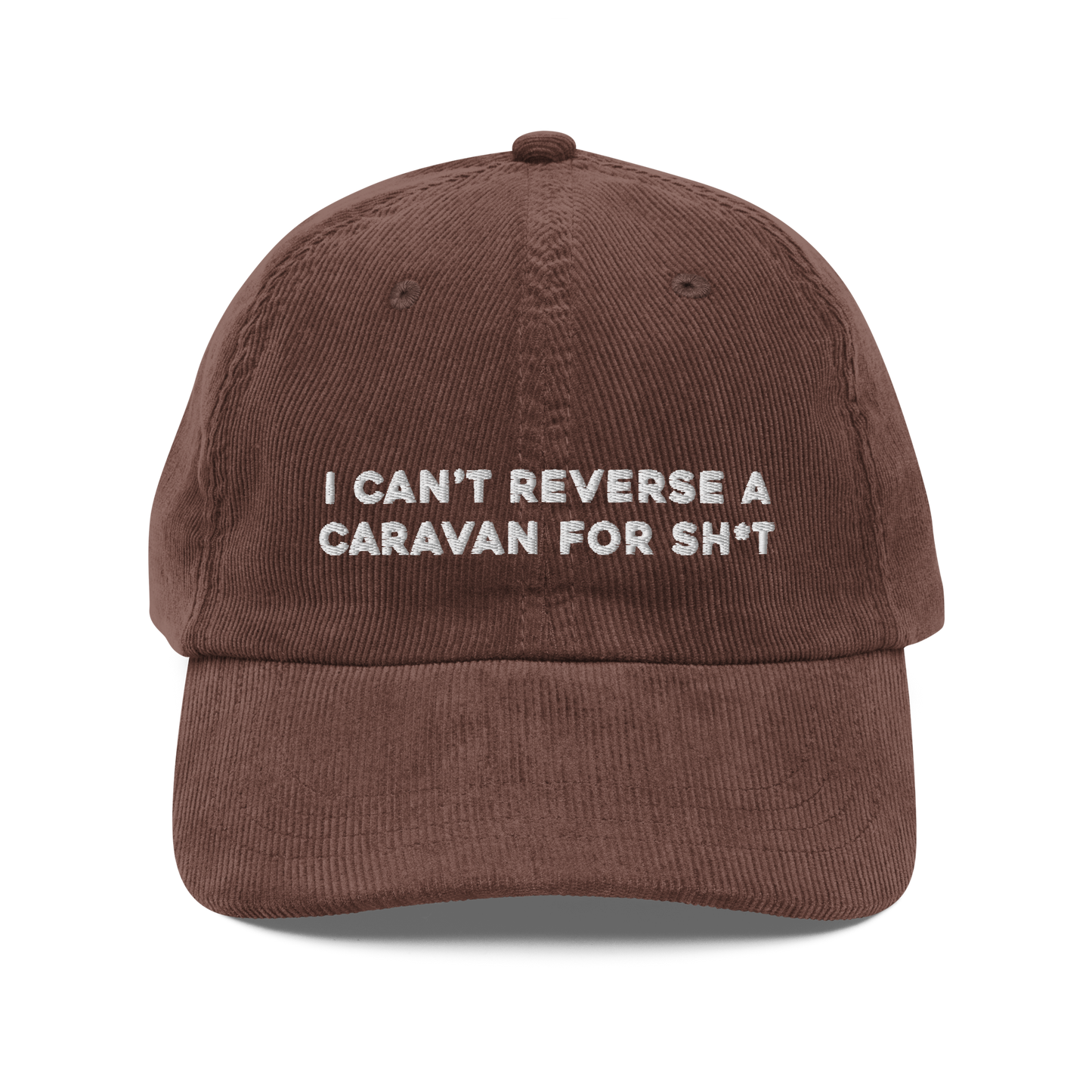 "Can't Reverse" Corduroy Cap