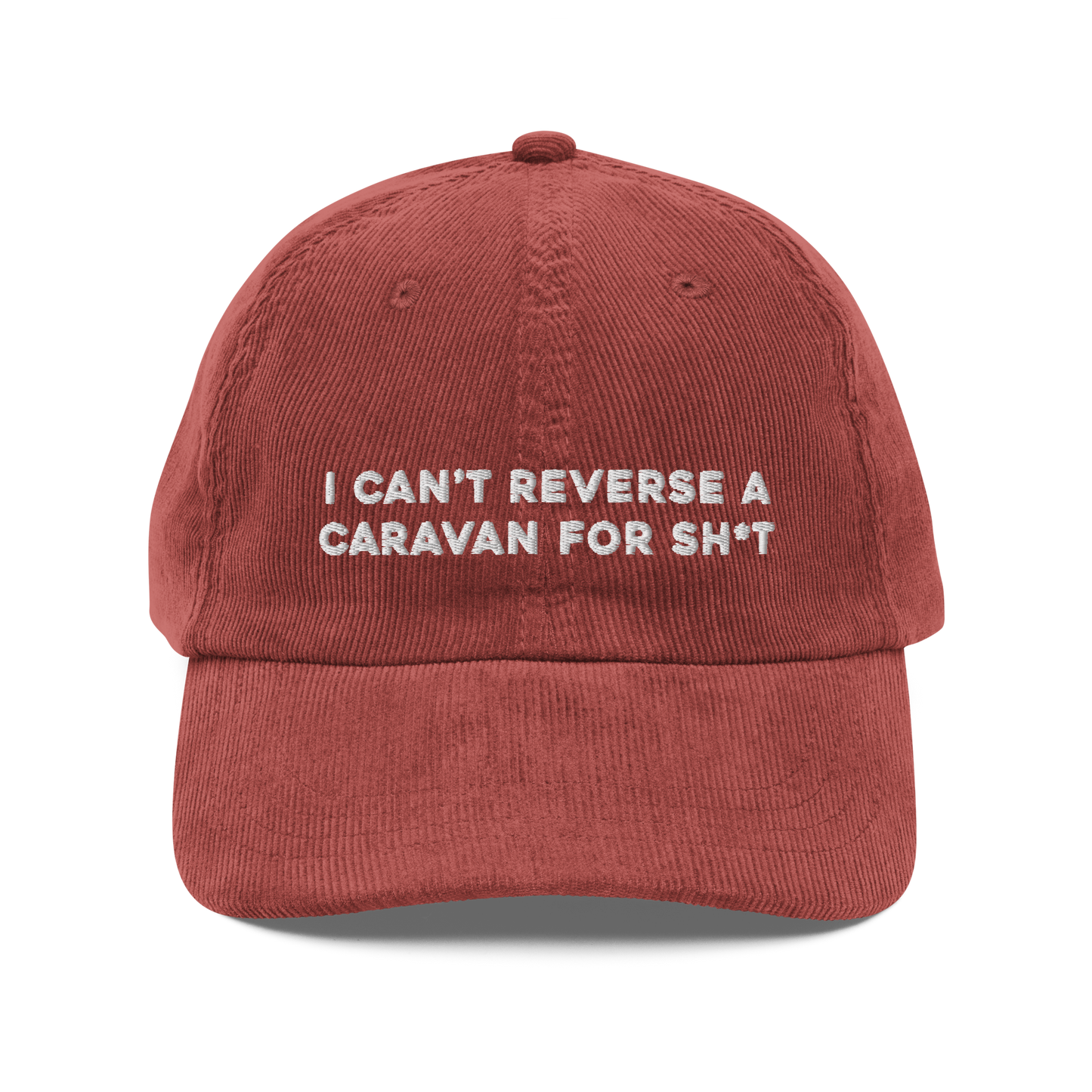 "Can't Reverse" Corduroy Cap