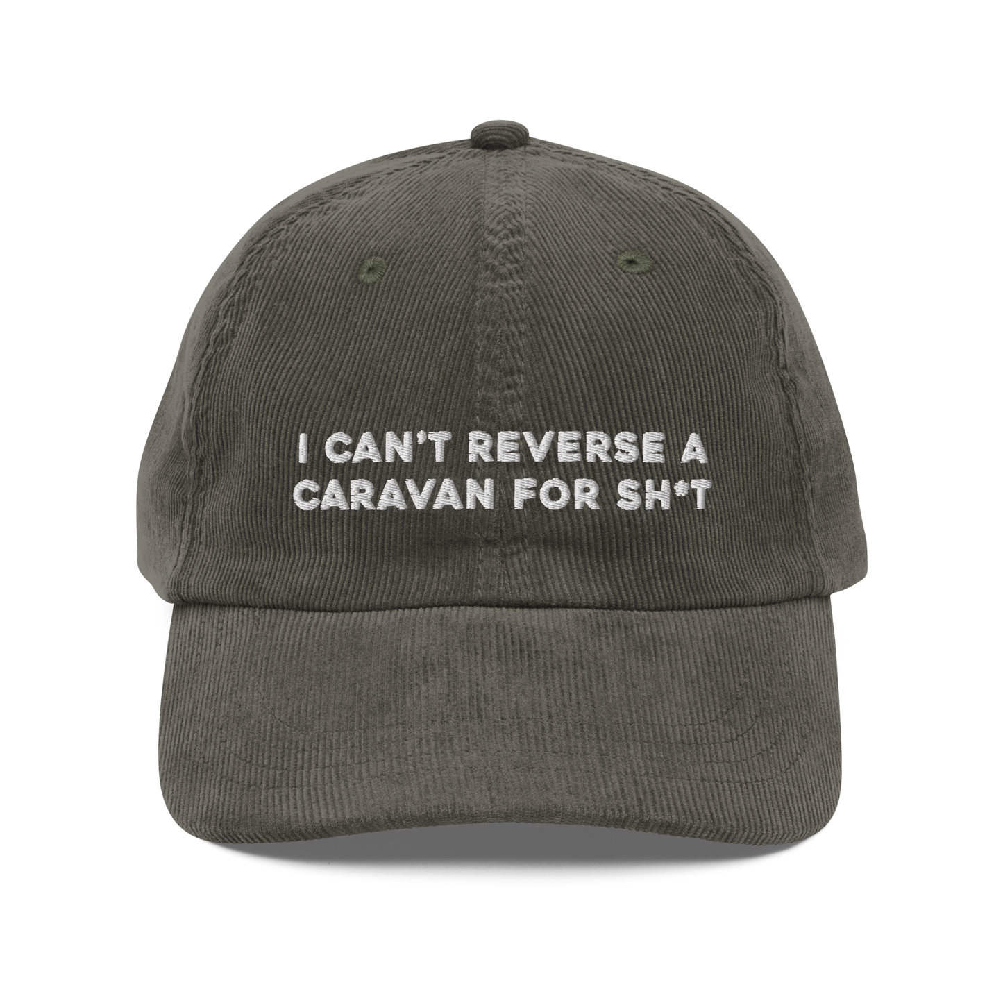 "Can't Reverse" Corduroy Cap